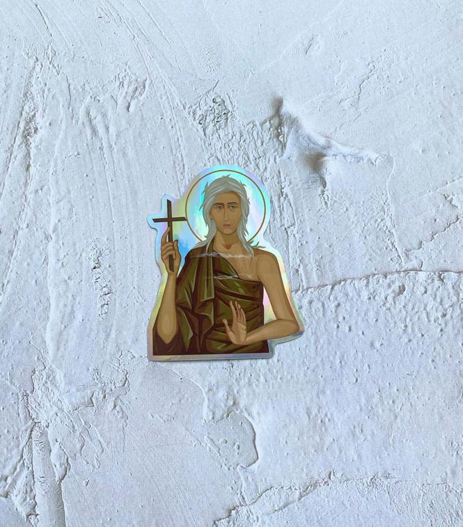 St. Mary of Egypt Holographic Sticker